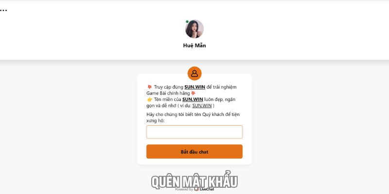 Quên mật khẩu